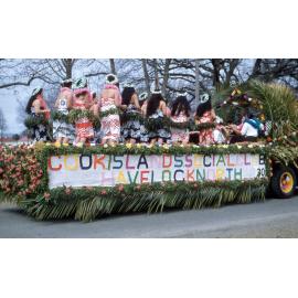 Cook Islands Social Club - Blossom Festival Parade 1958