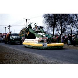 Watties Float - Hastings Blossom Festival Parade 1958