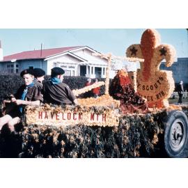 Havelock North Scouts Float - Blossom Festival Parade 1964