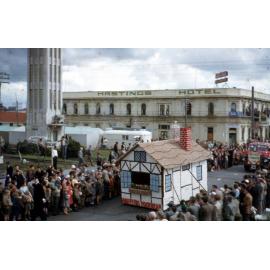 Griffiths Footwear Float - Hastings Blossom Festival Parade 1954