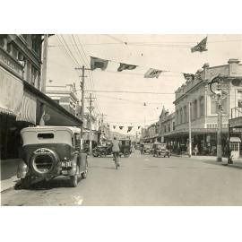 Heretaunga Street West with Flags