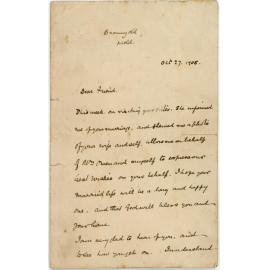 Letter from John Owen