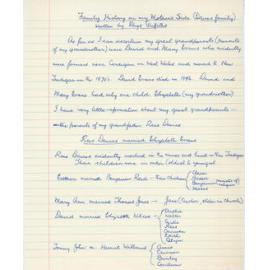 Davies Family History