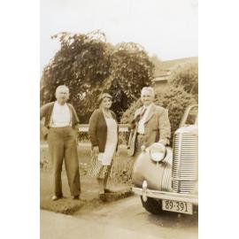 Charles and Bessie Griffiths with Arthur Hughson