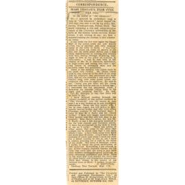 Letter to the Editor