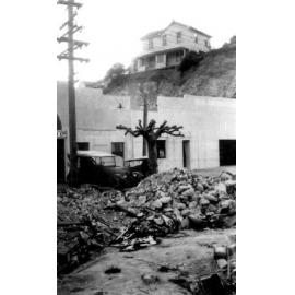Damaged House on Cliff