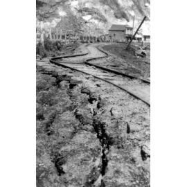 Damaged Railway Line