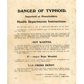 Danger of Typhoid