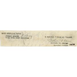 Special Police Volunteer Certificates