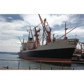 Ships at Napier Wharf