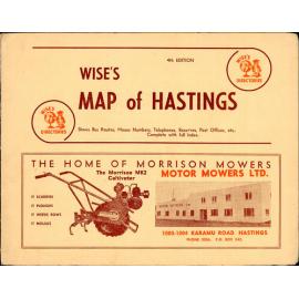 Wises Map of Hastings