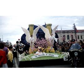 Spring Float - Blossom Festival Parade 1957