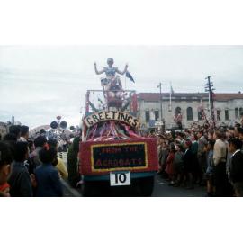 Acrobats - Blossom Festival Parade 1957