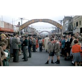 Heretaunga Street - Hastings Blossom Festival Parade 1957