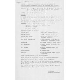 Hukarere Meeting Minutes and Letters