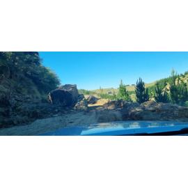 Slip on Dartmoor Road