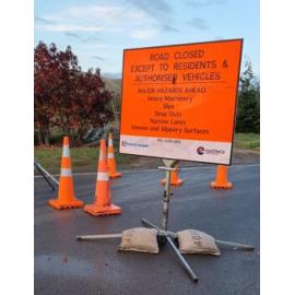 Road Closed Sign 