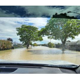Flooding in Onekawa 