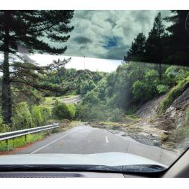 Puketitiri Road Slips