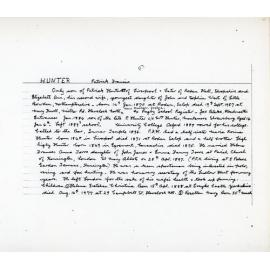 Patrick Francis Hunter Biography