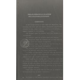 Rules and Regulations of the Havelock North Fire Brigade