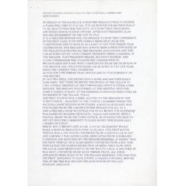 Fire Brigade Speech