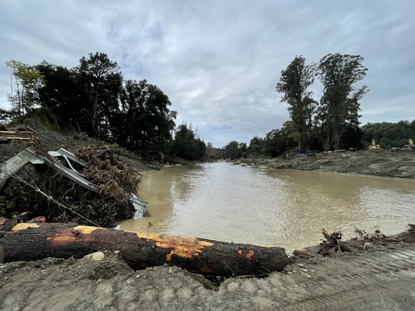 Mangaone River in February 2023.