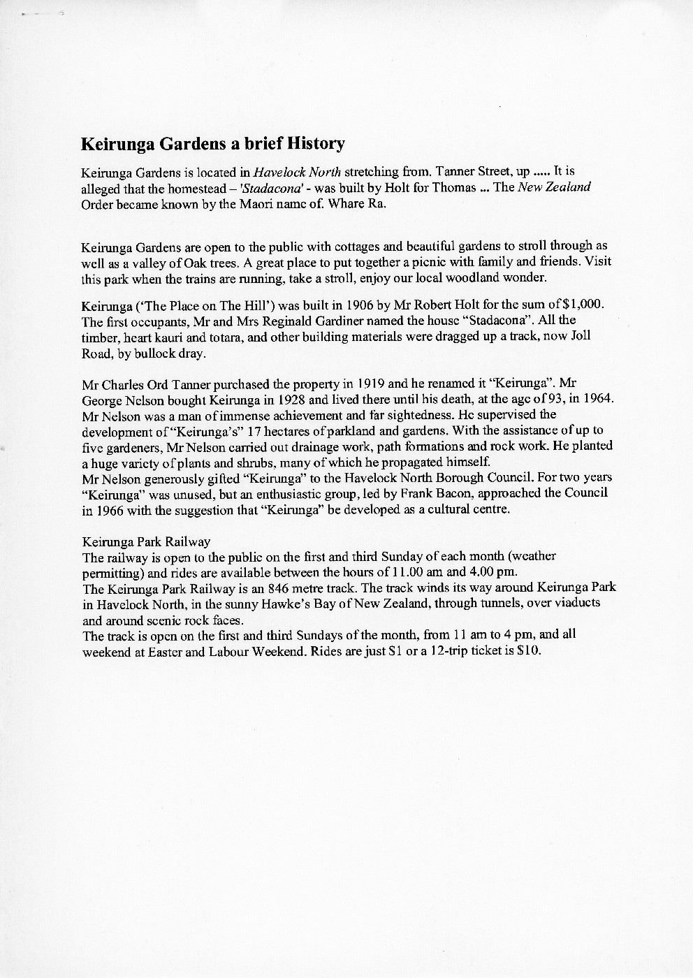Keirunga Gardens Collection