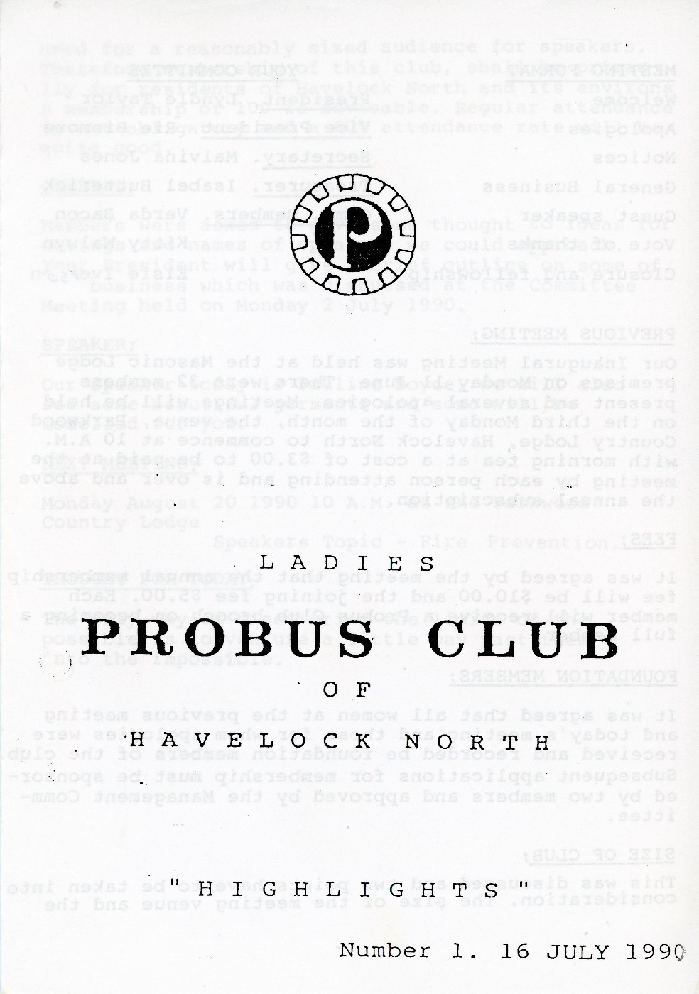 Probus Club Collection